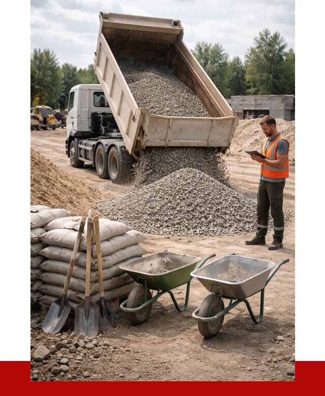 Доставка нерудных материалов в Черняховске от 1258 руб. | ПРОНЕРУДЧрх
