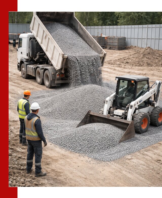 Доставка и продажа гранитного щебня фракции 0-5 в Черняховске