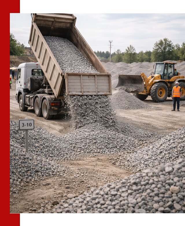 Гранитный щебень фракции 3–10: доставка и продажа в Черняховске