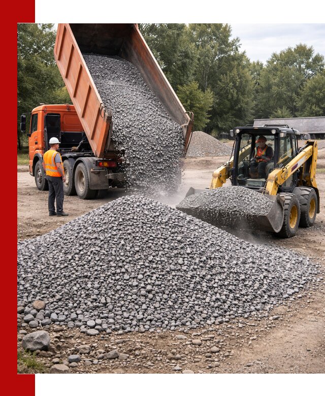 Купить гранитный щебень фракции 5–10 в Черняховске с доставкой