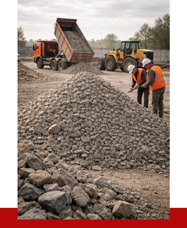 Гранитный щебень фракция 40-70 в Черняховске от 2620 руб ПРОНЕРУДЧрх