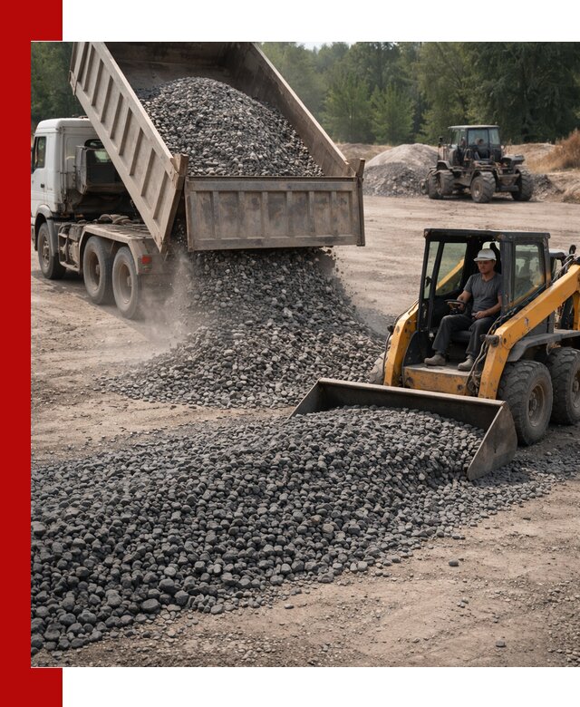 Гранитный щебень фракция 40-70 с доставкой в Черняховске