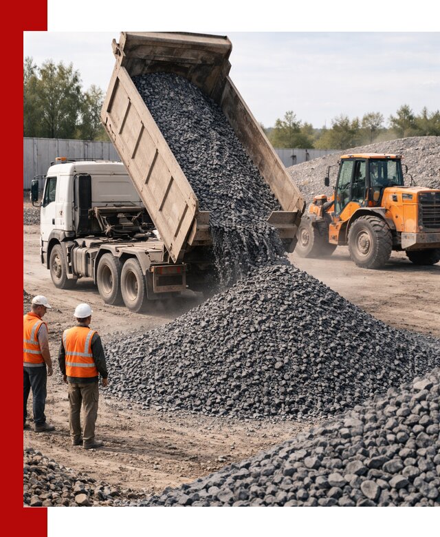 Доставка и продажа щебня габбро-диабаза в Черняховске