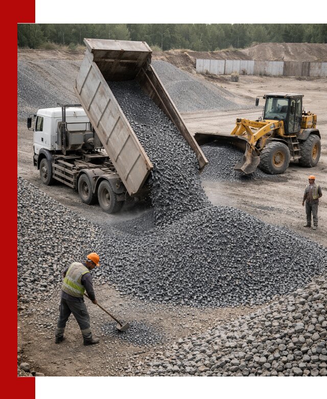 Щебень габбро-диабаз фр. 5-20 с доставкой в Черняховске