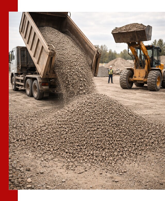 Гравийный щебень фракция 3–10 с доставкой в Черняховске