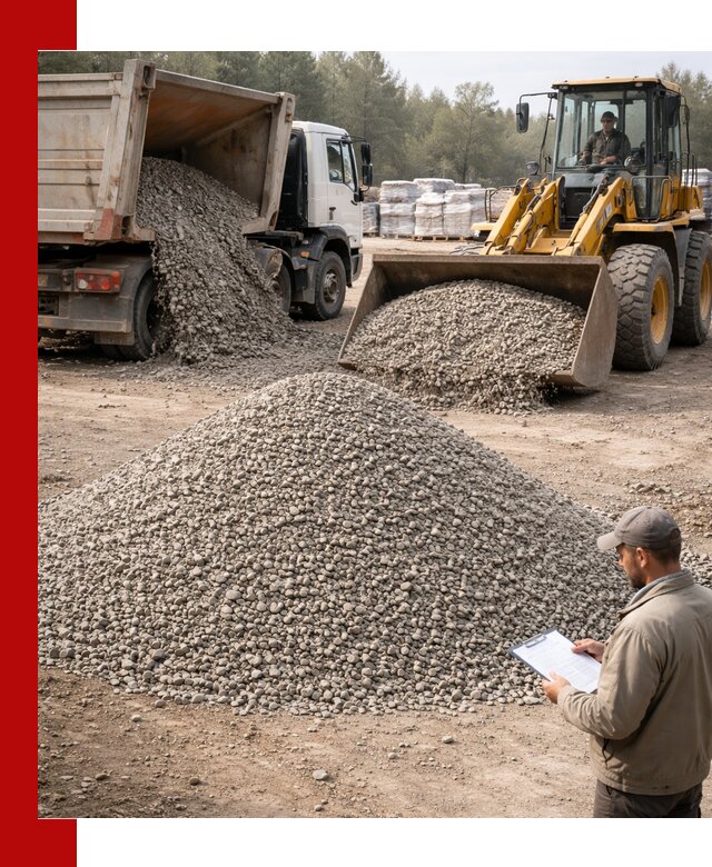 Гравийный щебень фракция 5–10 с доставкой в Черняховске