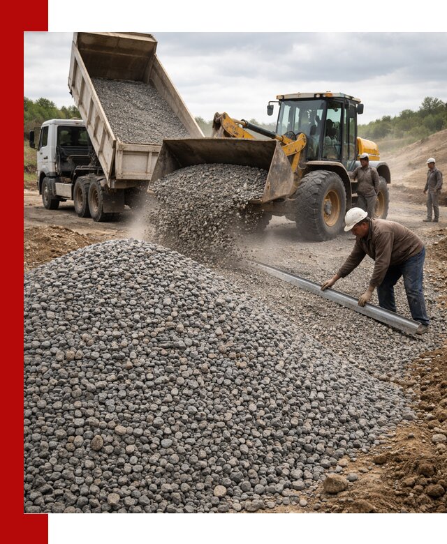 Гравийный щебень фракция 5-20 с доставкой в Черняховске