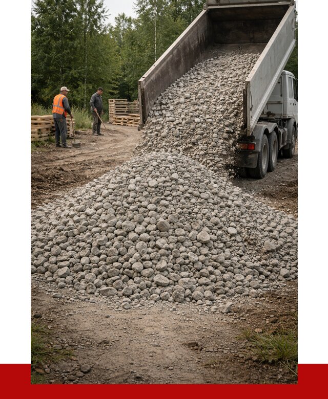 гравийный щебень фракция 70-120 в Черняховске от 2568 р. ПРОНЕРУДЧрх