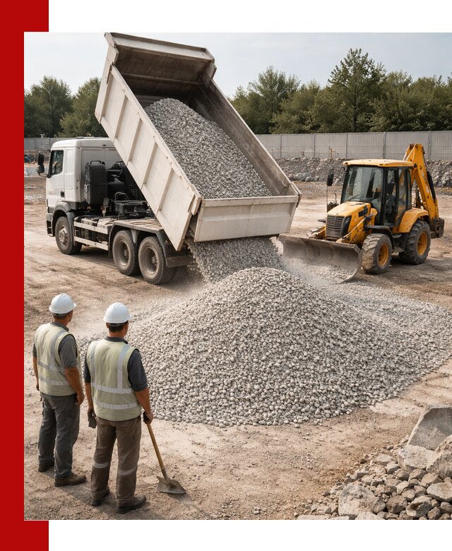 Купить известняковый щебень фракции 5–10 мм с доставкой в Черняховске