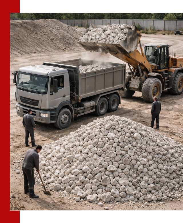 Известняковый щебень фракция 70–150 с доставкой в Черняховске