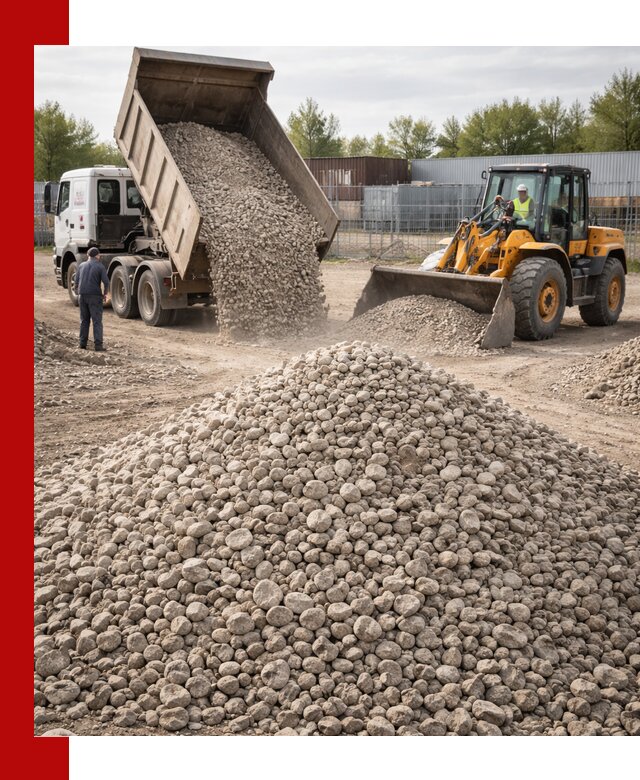 Доломитовый щебень фракции 20–41 с доставкой в Черняховске