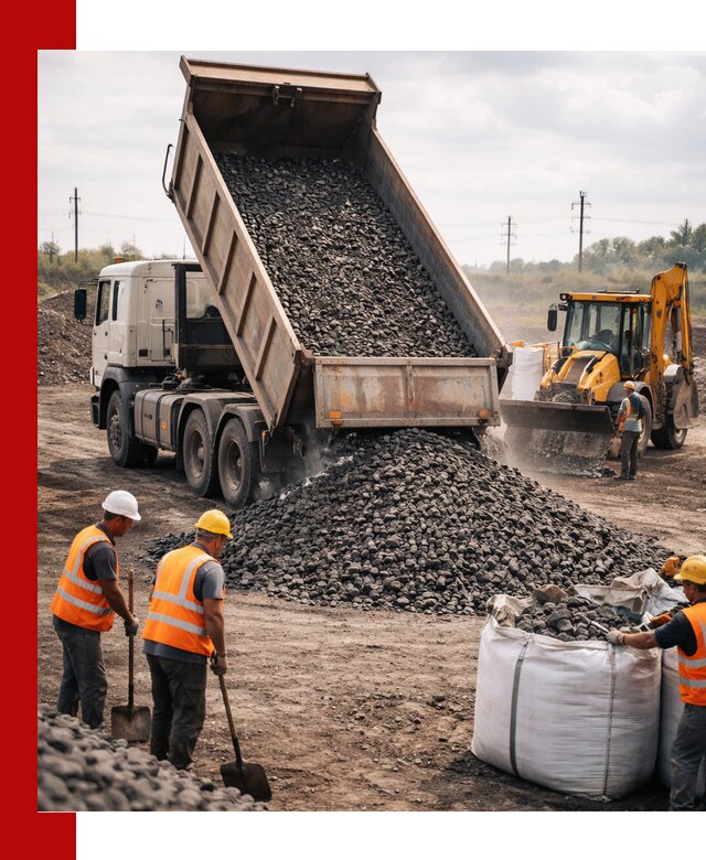 Шлаковый щебень фракция 40-70 с доставкой в Черняховске