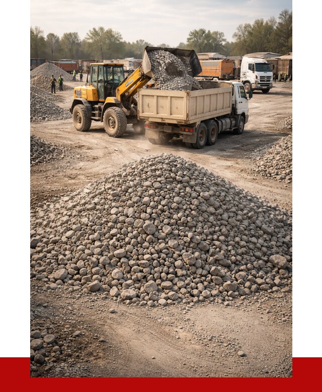 Вторичный щебень фракция 40-70 в Черняховске от 1824 р, ПРОНЕРУДЧрх