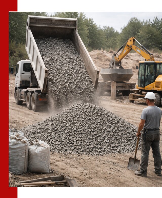 Доставка и продажа бетонного щебня в Черняховске
