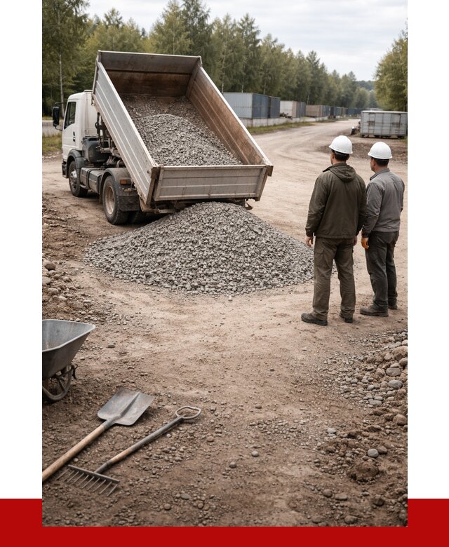 Бетонный щебень фракция 5-20 в Черняховске от 3354 р., ПРОНЕРУДЧрх