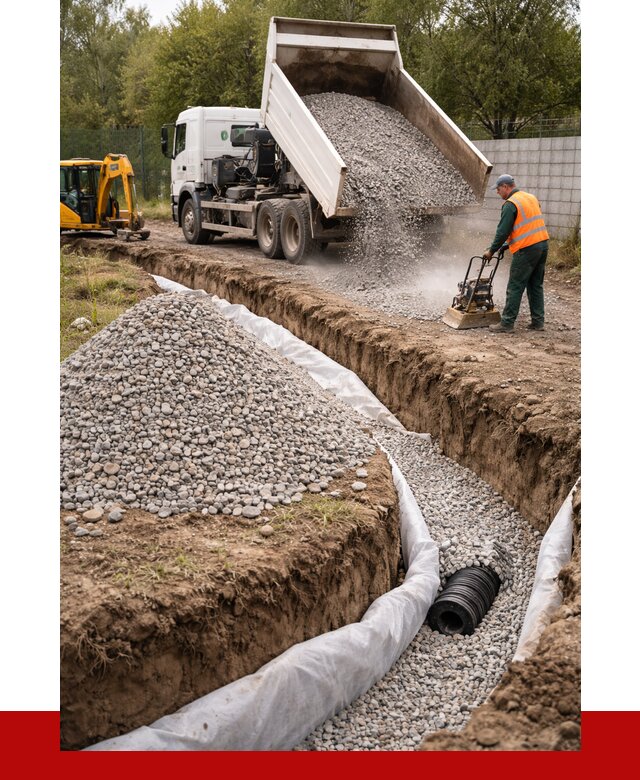Щебень для дренажа в Черняховске от 1939 р., ПРОНЕРУДЧрх доставка