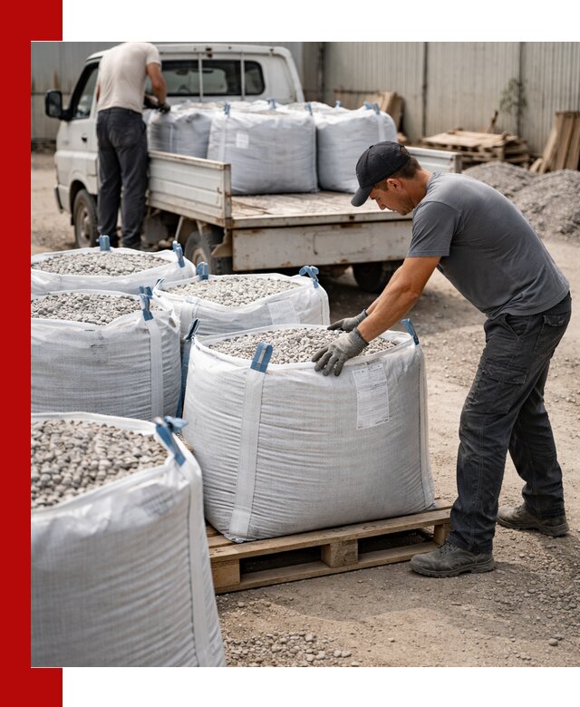 Доставка щебня в мешках по выгодным ценам в Черняховске