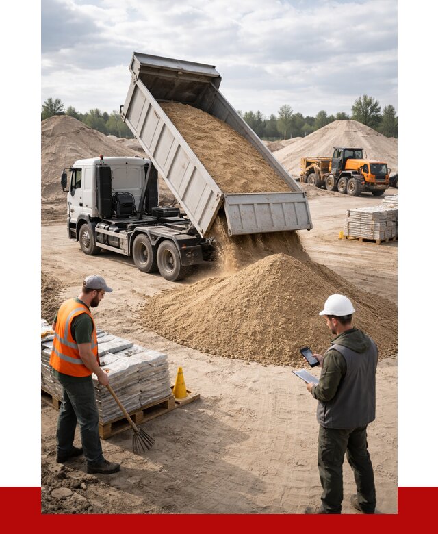 Карьерный песок с доставкой в Черняховске от 3773 р. ПРОНЕРУДЧрх