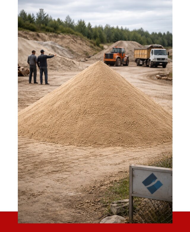 Карьерный песок навалом в Черняховске от 1886 р. | ПРОНЕРУДЧрх