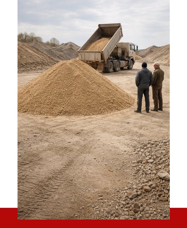 Карьерный песок крупнозернистый в Черняховске от 8908 р | ПРОНЕРУДЧрх