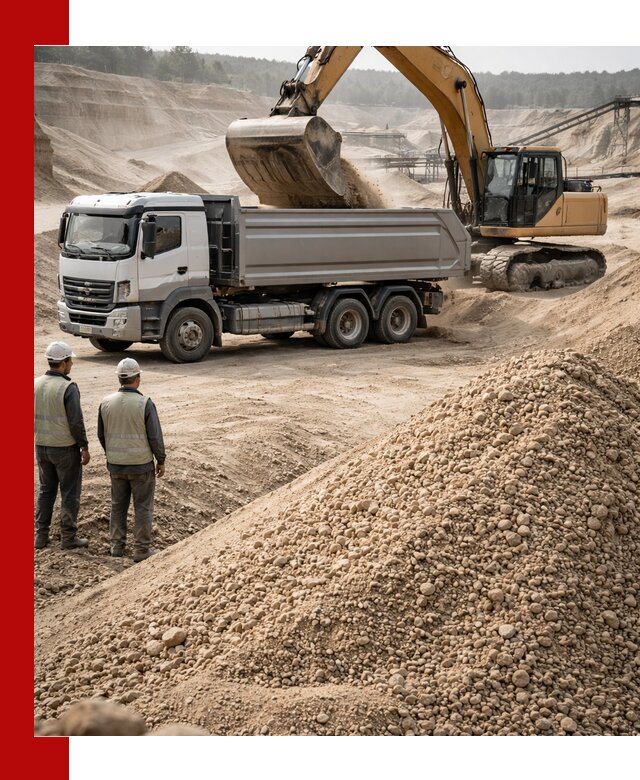 Карьерный крупнозернистый песок с доставкой в Черняховске