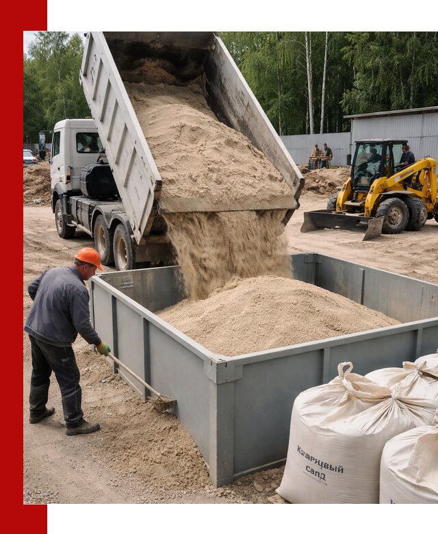 Кварцевый песок для фильтра в Черняховске — доставка и качество