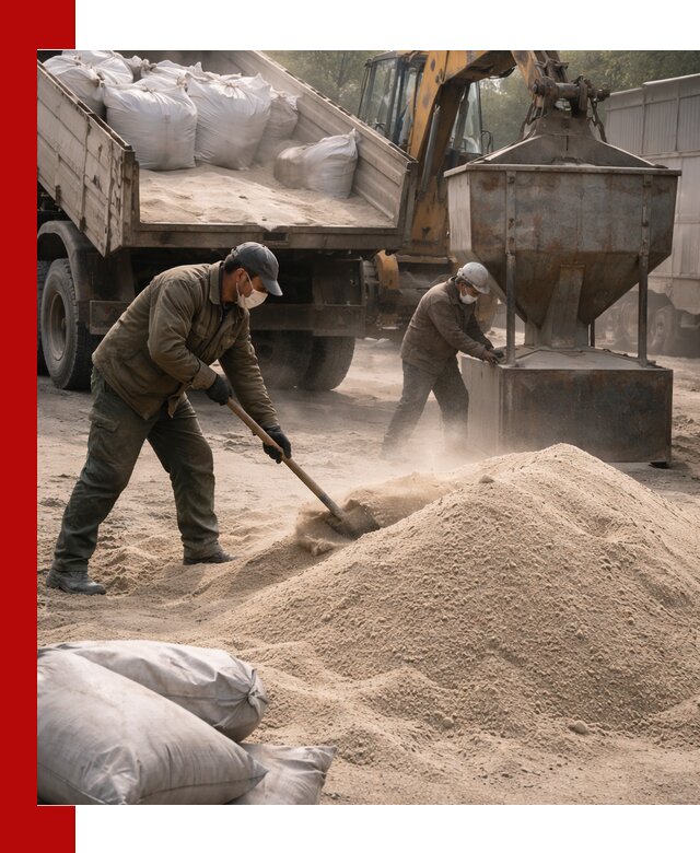 Кварцевый песок для пескоструя в Черняховске — доставка и качество