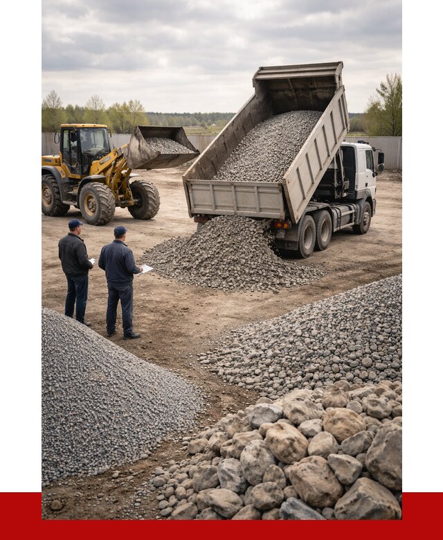 Гравий и камень с доставкой в Черняховске от 4402 р. - ПРОНЕРУДЧрх
