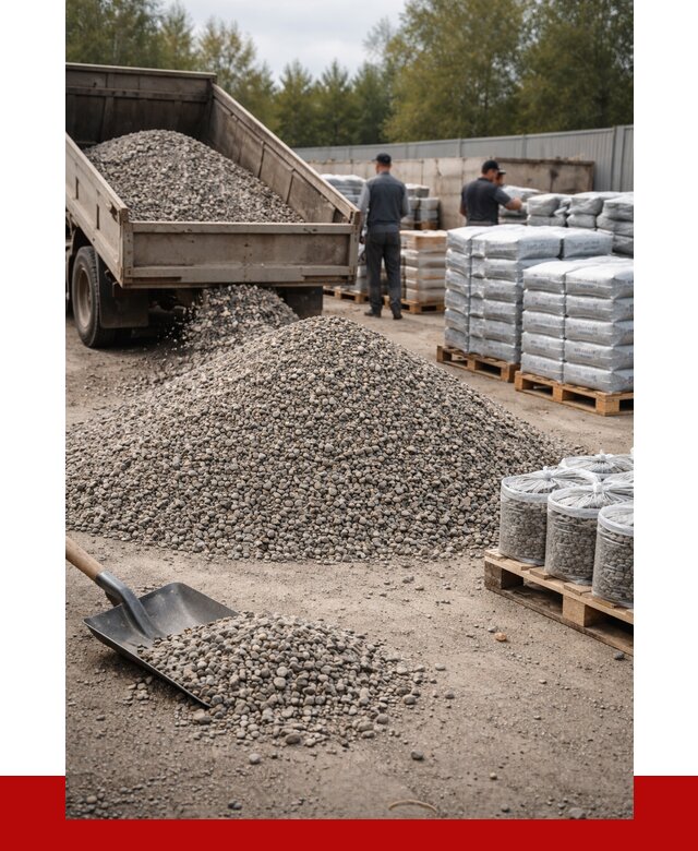 Гравий фракция 5-20 в Черняховске купить от 2410 р. ПРОНЕРУДЧрх
