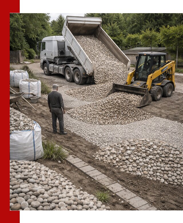 Доставка морской гальки оптом и в розницу в Черняховске