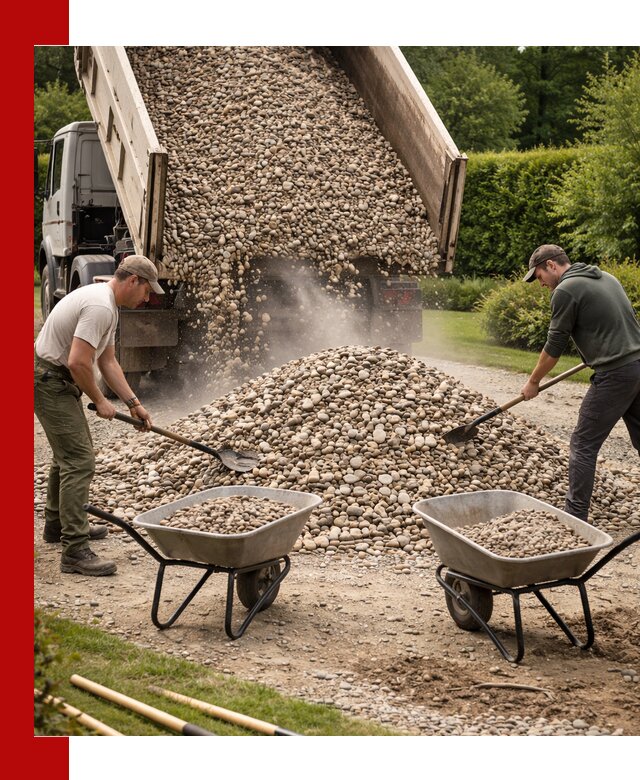 Доставка и продажа декоративной гальки в Черняховске