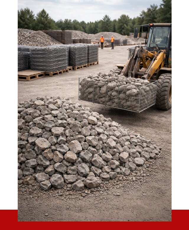 Камень для габионов фракция 70-150 в Черняховске от 4402 р. | ПРОНЕРУДЧрх