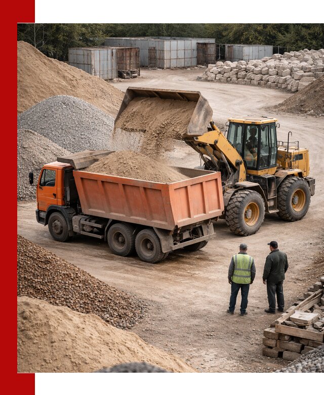 Доставка сыпучих смесей и смесей для стройки в Черняховске