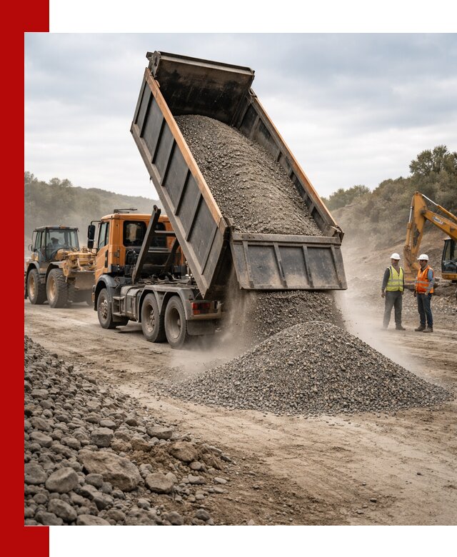 Щебёночно-песчаная смесь ЩПС С1 с доставкой в Черняховске