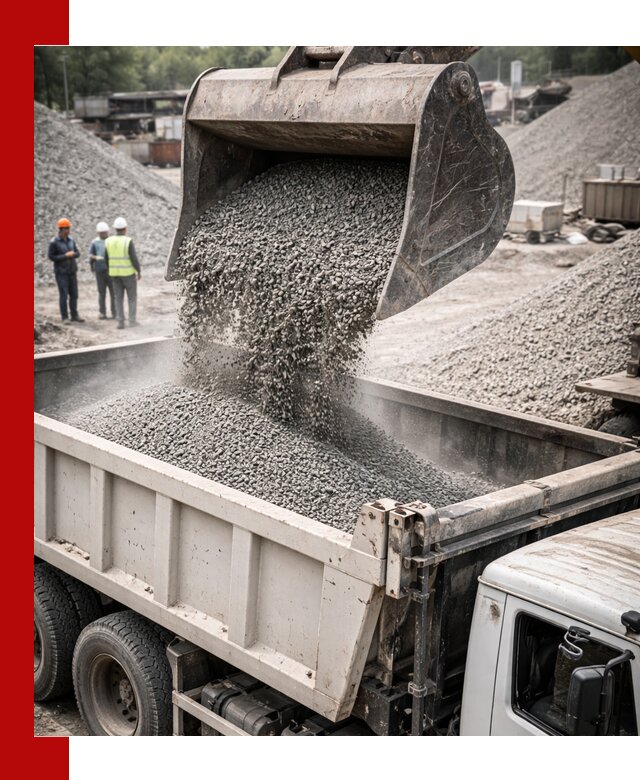 Отсев и крошка для строительства и дорожных работ в Черняховске