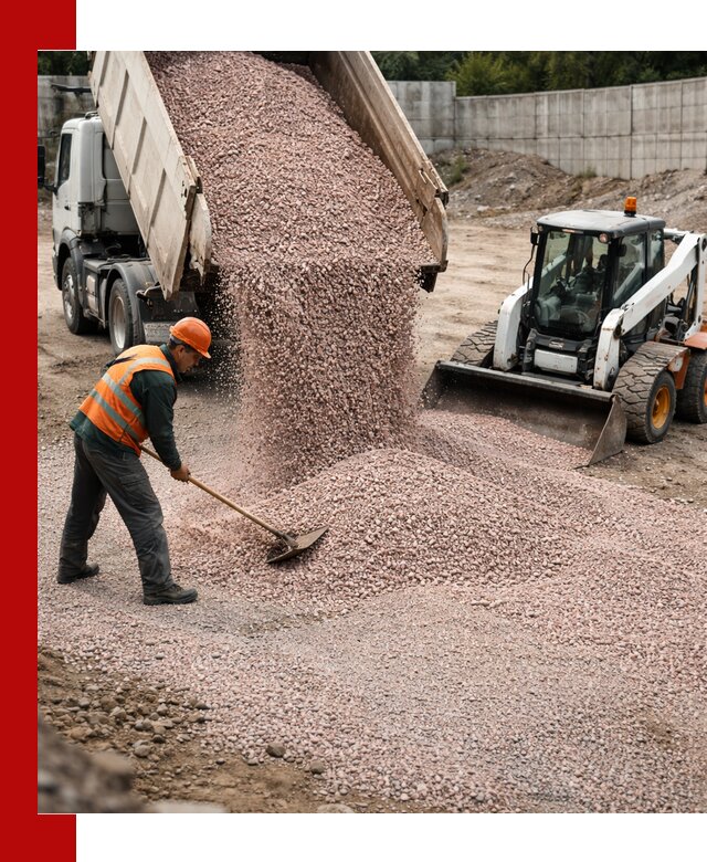 Крошка розовый гранит с доставкой в Черняховске от производителя