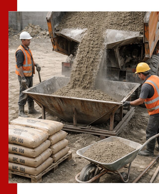 Доставка цементно-песчаной смеси М100 в Черняховске