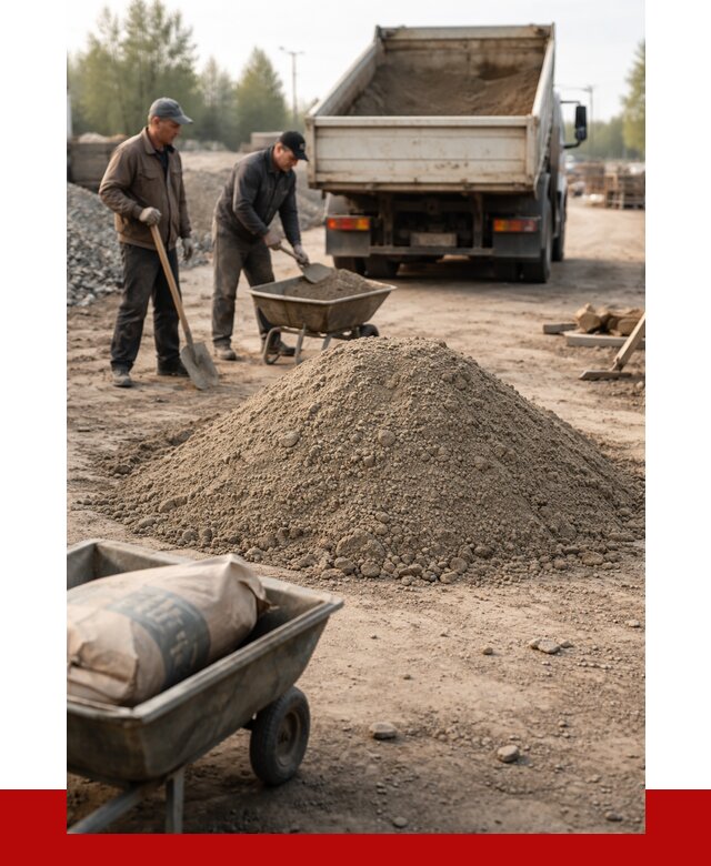 Цементно-песчаная смесь М150 в Черняховске от 4926 р. | ПРОНЕРУДЧрх