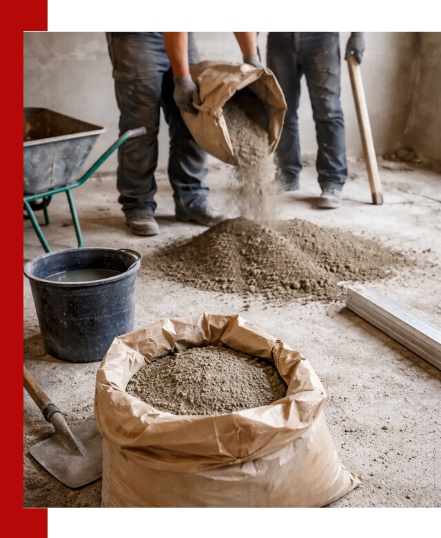 Доставка сухой смеси для стяжки в Черняховске