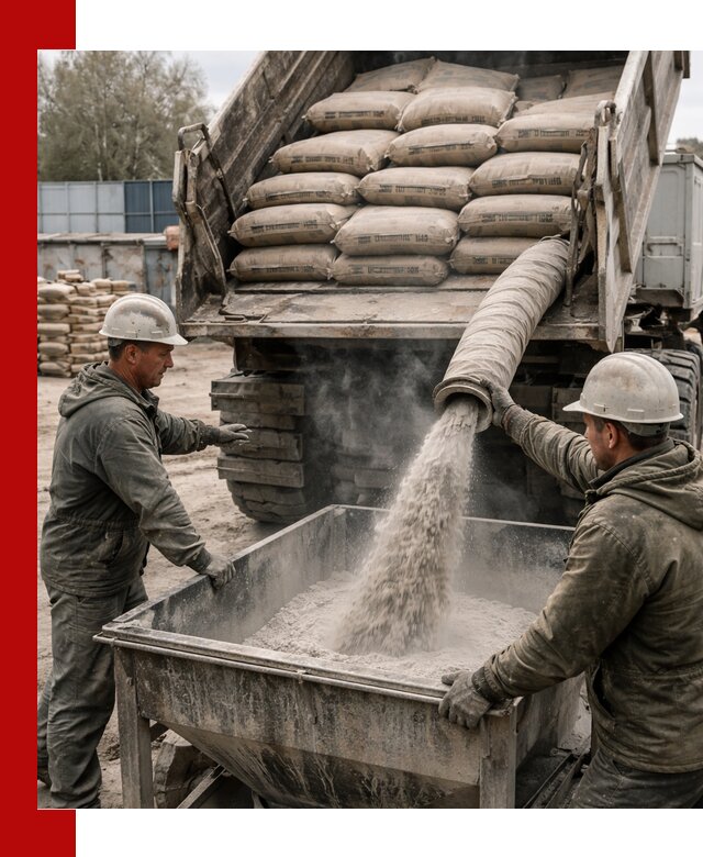 Доставка цемента М400 в Черняховске оптом и в розницу