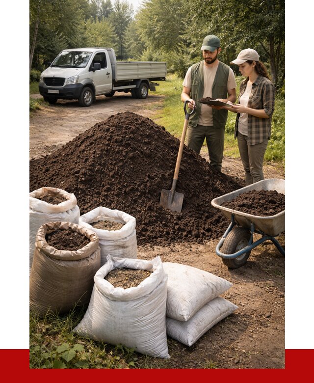 Купить грунт с доставкой в Черняховске от 4716 р. за м3 | ПРОНЕРУДЧрх
