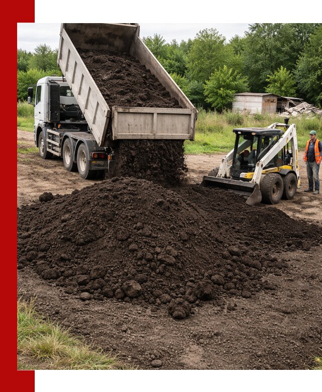 Поставка плодородной земли с доставкой самосвалом в Черняховске