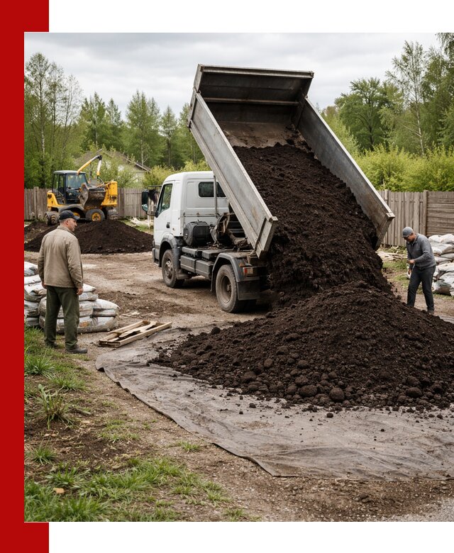 Доставка качественного почвогрунта в Черняховске оптом и в розницу
