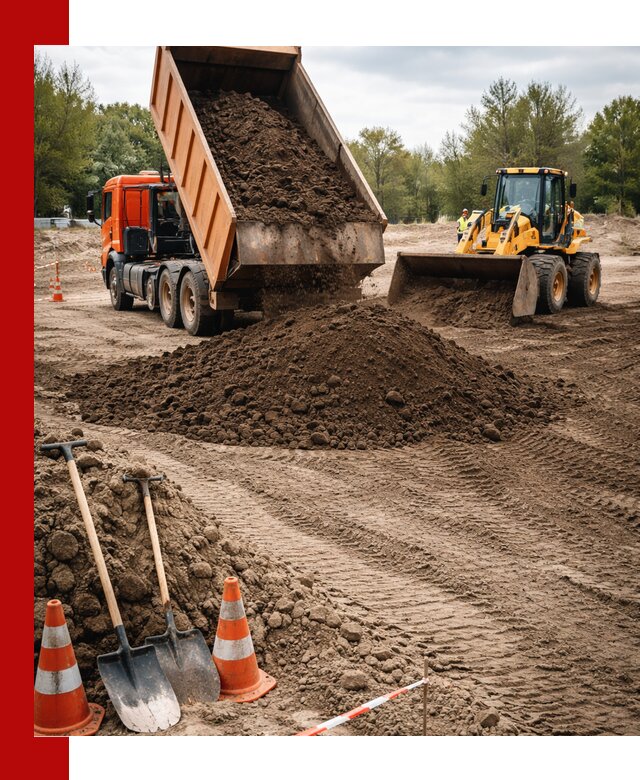 Поставка и доставка планировочного грунта в Черняховске