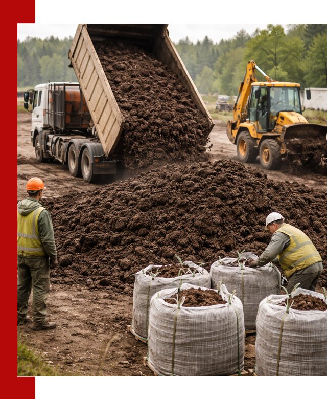 Доставка нейтрального торфа в Черняховске оптом и в розницу