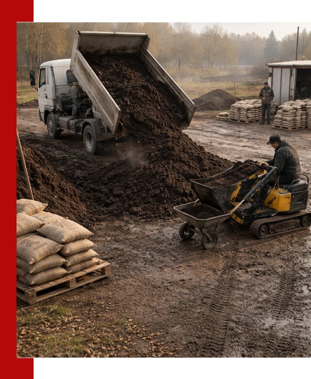 Кислый торф в доставке по выгодным ценам в Черняховске