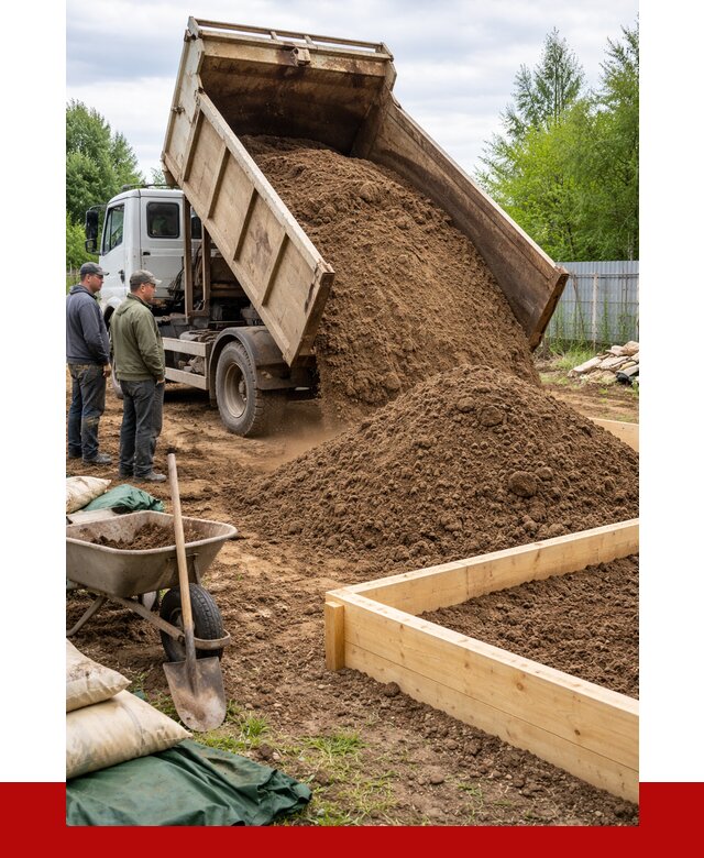 Торфо песчаная смесь в Черняховске с доставкой от 1939 р. | ПРОНЕРУДЧрх