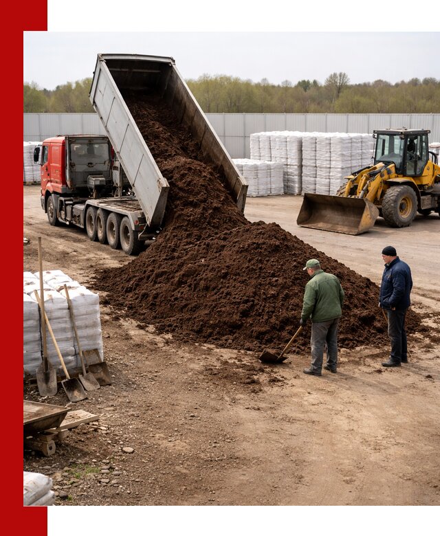Доставка торфяных смесей оптом и в розницу в Черняховске