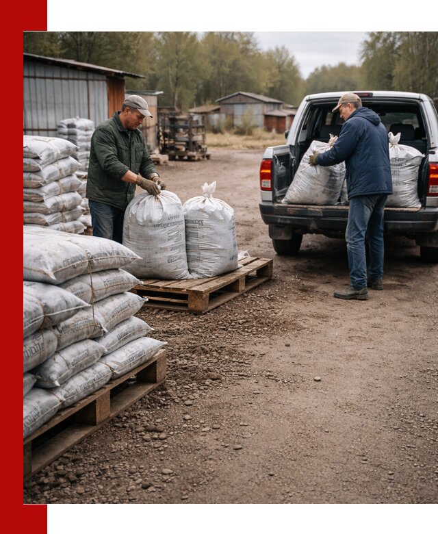 Купить конский навоз в мешках с доставкой в Черняховске