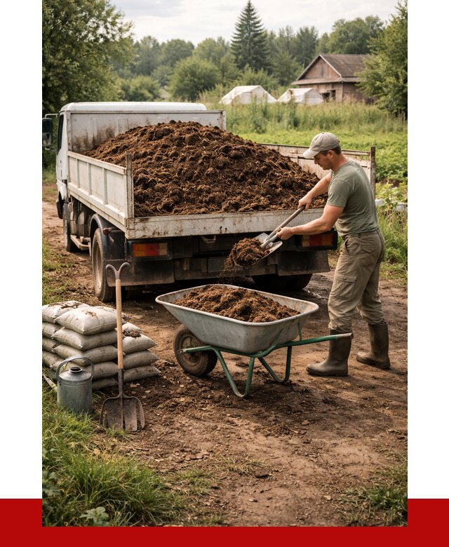 Купить коровий навоз с доставкой в Черняховске от 1886 р. | ПРОНЕРУДЧрх